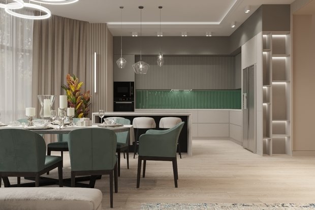 Фото из портфолио Коттедж в современном стиле – фотографии дизайна интерьеров на INMYROOM