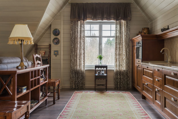 Фотография: Кухня и столовая в стиле Прованс и Кантри, Дом, Проект недели, Дом и дача, Московская область, 4 и больше, Более 90 метров, Абрамцево, Анна Насонова – фото на INMYROOM