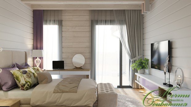 Фото из портфолио Такие разные спальни – фотографии дизайна интерьеров на INMYROOM