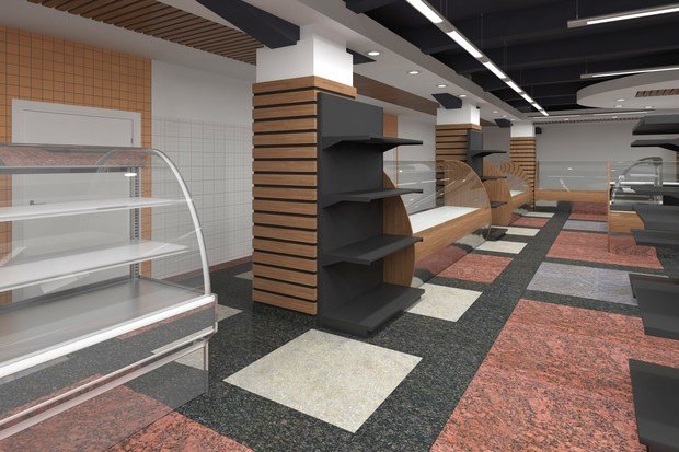 Фото из портфолио Магазин Spar на Павелецком вокзале. – фотографии дизайна интерьеров на INMYROOM