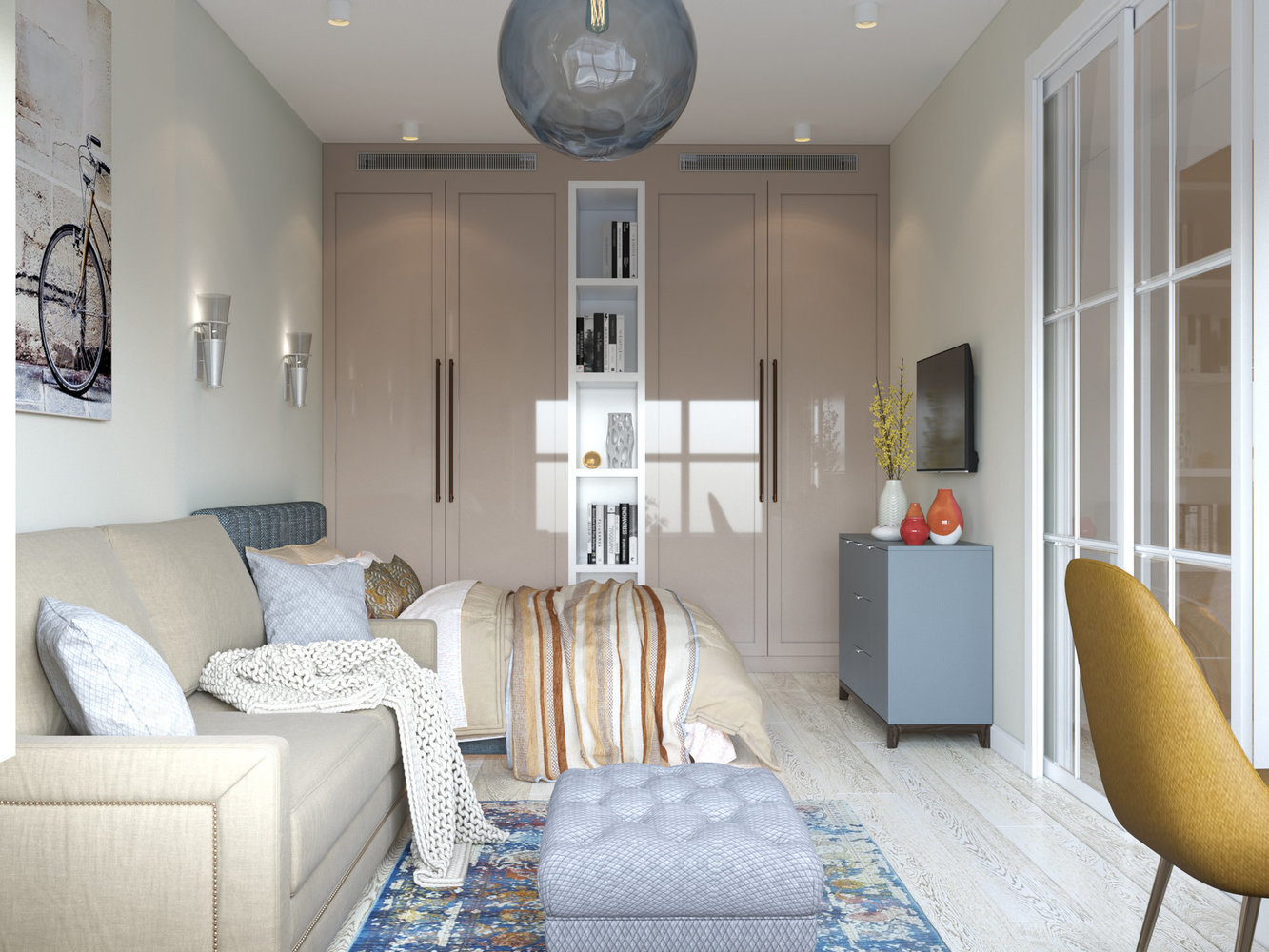 Фотография: Гостиная в стиле Современный, Гид, Марина Саркисян, Ирина Кривцова, ARCA design, Даша Третьякова, Екатерина Евдокимова, Мария и Евгений Латышевы, спальня в гостиной – фото на INMYROOM Фотография: Гостиная в стиле Современный, Гид, Марина Саркисян, Ирина Кривцова, ARCA design, Даша Третьякова, Екатерина Евдокимова, Мария и Евгений Латышевы, спальня в гостиной – фото на INMYROOM