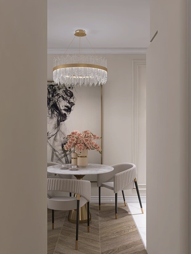 Фото из портфолио Кухня-гостиная Неоклассика – фотографии дизайна интерьеров на INMYROOM