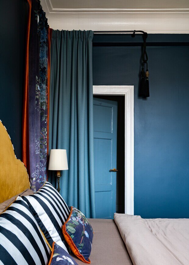 Фотография: Спальня в стиле Восточный, Эклектика, Винтажный, Квартира, Проект дня, Ростов-на-Дону, Кирпичный дом, 3 комнаты, 60-90 метров, Светлана Андреева-Щепетева – фото на INMYROOM