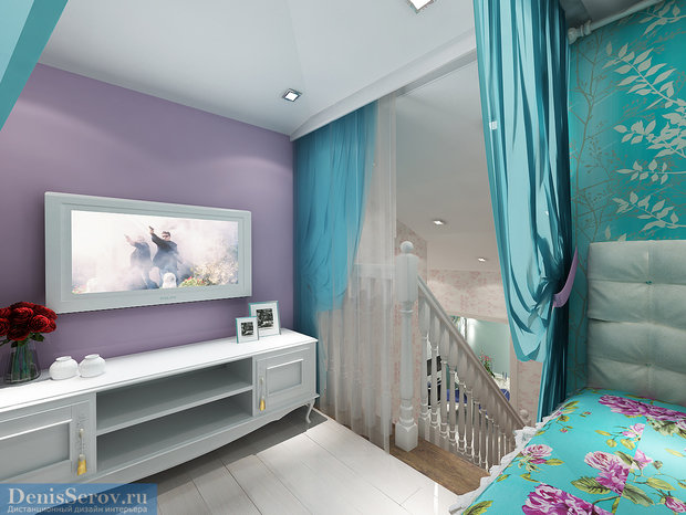 Фото из портфолио Спальня в загородном доме, современная классика – фотографии дизайна интерьеров на INMYROOM