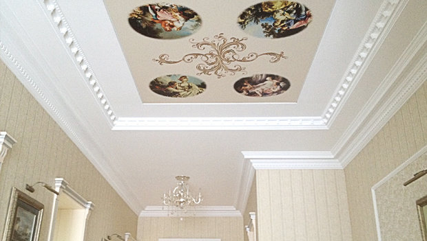 Фото из портфолио Многослойные натяжные потолки Cerutti ST, техника Cascata – фотографии дизайна интерьеров на INMYROOM