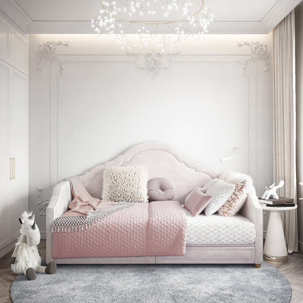 Фото из портфолио Детская для девочки – фотографии дизайна интерьеров на INMYROOM Фото из портфолио Детская для девочки – фотографии дизайна интерьеров на INMYROOM
