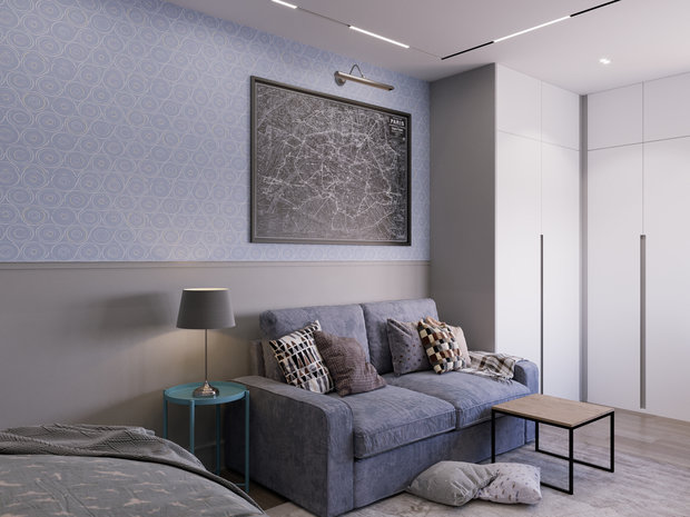 Фото из портфолио  Apartment «Summer garden»  – фотографии дизайна интерьеров на INMYROOM