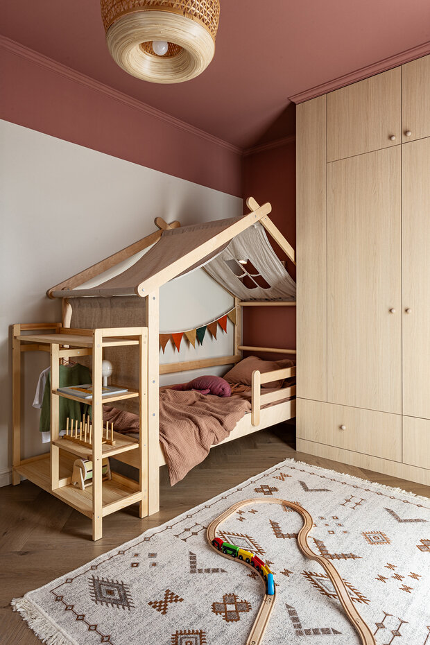 Фотография: Детская в стиле Современный, Квартира, Проект дня, Минск, Монолитный дом, 3 комнаты, 40-60 метров, современный с элементами минимализма и скандинавского стиля, фото интерьера, дизайн интерьера фото, Виталий Савко – фото на INMYROOM