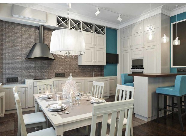 Фото из портфолио "Настоящий Петербург". Проект квартиры 120 кв.м. – фотографии дизайна интерьеров на INMYROOM