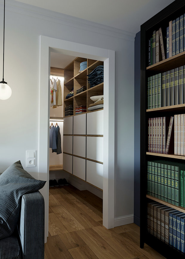 Фото из портфолио Дизайн однокомнатной квартиры – фотографии дизайна интерьеров на INMYROOM