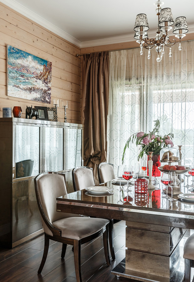 Фото из портфолио Дом из клееного бруса 680 м2 в КП "РУЗСКАЯ ГАВАНЬ" – фотографии дизайна интерьеров на INMYROOM
