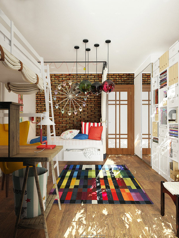 Фотография: Детская в стиле Лофт – фото на INMYROOM