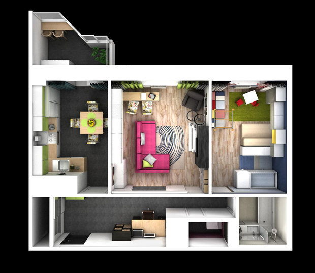 Фото из портфолио ЖК Перхушково – фотографии дизайна интерьеров на INMYROOM