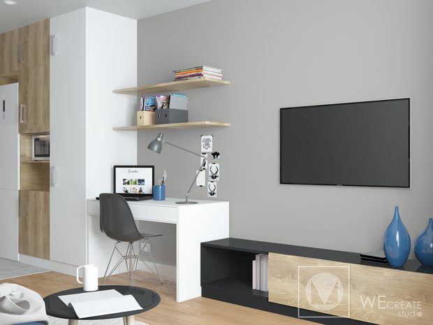 Фото из портфолио Smart-квартира, 27 м.кв. – фотографии дизайна интерьеров на INMYROOM