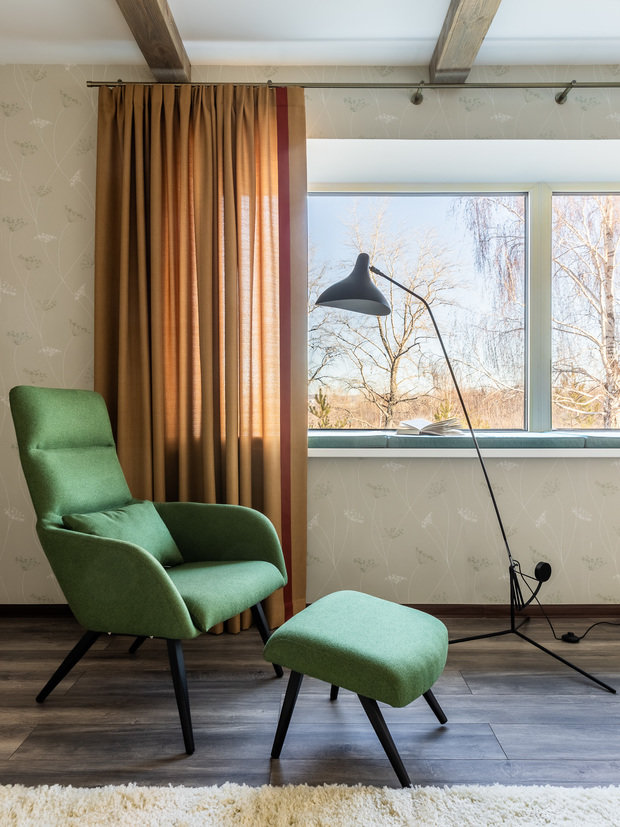 Фотография: Гостиная в стиле Современный, Прованс и Кантри, Дом, Проект недели, Дача, Дом и дача, 4 и больше, Более 90 метров, Самарская область, Ольга Бикбова – фото на INMYROOM