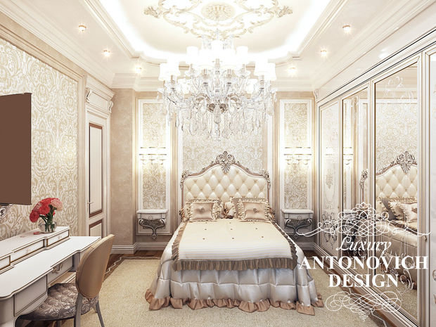 Фото из портфолио Дизайн спальни. Уютная классика  – фотографии дизайна интерьеров на InMyRoom.ru
