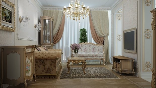 Фото из портфолио Дизайн в стиле рококо – фотографии дизайна интерьеров на INMYROOM
