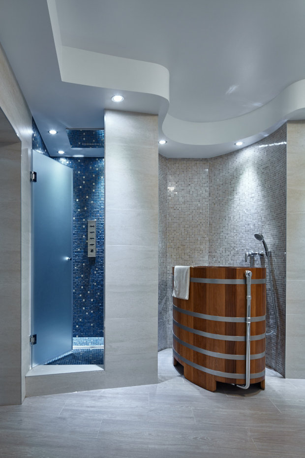 Фото из портфолио Матовые двери AIR в зоне SPA частного коттеджа – фотографии дизайна интерьеров на INMYROOM