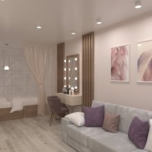 Фото из портфолио Дизайн интерьера однокомнатной квартиры – фотографии дизайна интерьеров на INMYROOM