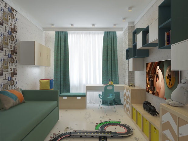 Фото из портфолио Детские – фотографии дизайна интерьеров на INMYROOM