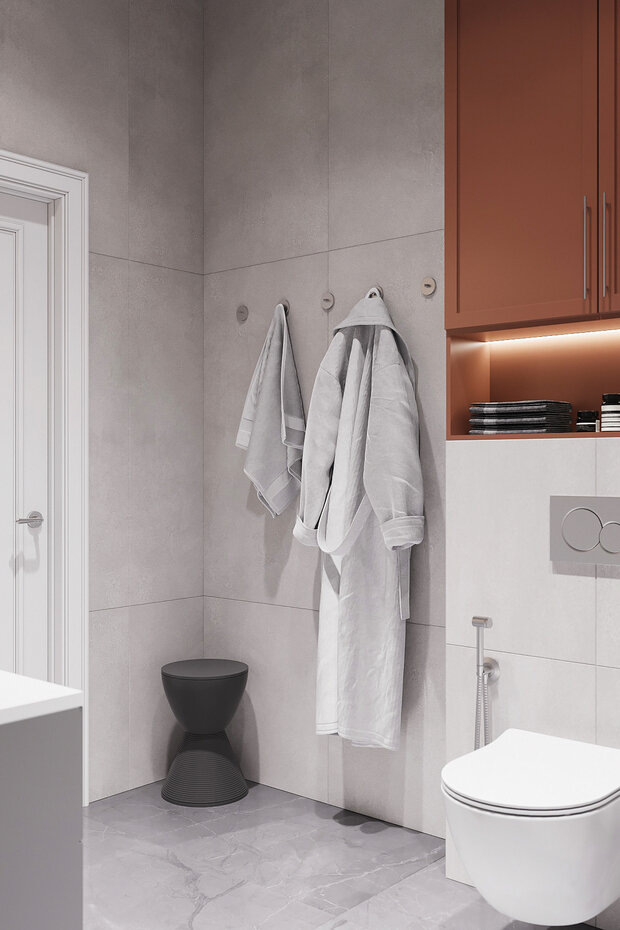 Фотография: Ванная в стиле Классический, Современный, Дом, Проект недели, Дом и дача, 4 и больше, Более 90 метров, Нижегородская область, Ольга Матренина – фото на INMYROOM