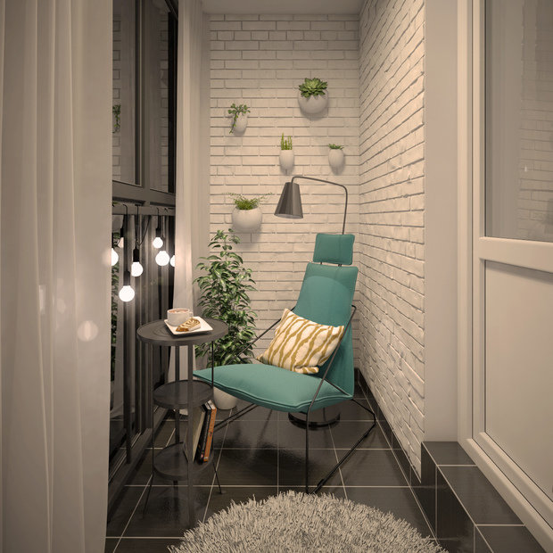 Фото из портфолио Квартира-студия – фотографии дизайна интерьеров на INMYROOM