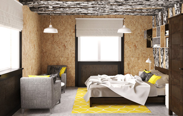Фото из портфолио Интерьер из плит OSB – фотографии дизайна интерьеров на INMYROOM