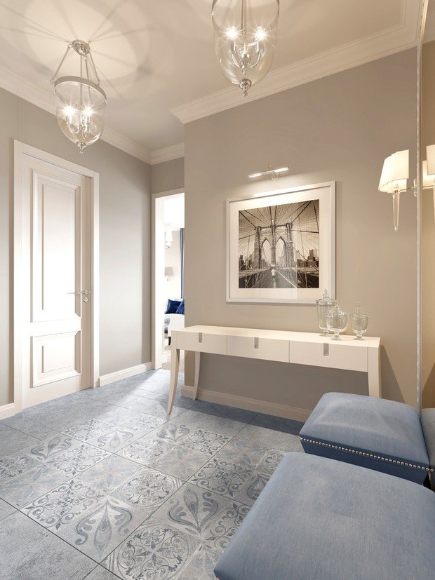 Фотография: Прихожая в стиле Классический, Современный, Эклектика, Квартира, Catalano, Eichholtz, Проект недели, SELVA, Bonaldo, Duravit, Lottocento, Porcelanosa, Melogranoblu, Vanguard, Mobile di Castello, De Majo, Nicolazzi, Bernhardt, Thomaswille, New Home Style, Chelsom, Elk, Arizzi – фото на INMYROOM