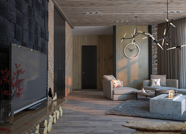 Фото из портфолио Современное шале – фотографии дизайна интерьеров на INMYROOM