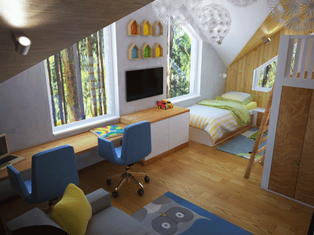 Фото из портфолио Дачный домик на Ладожском озере – фотографии дизайна интерьеров на INMYROOM