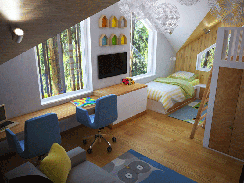 Фото из портфолио Дачный домик на Ладожском озере – фотографии дизайна интерьеров на INMYROOM Фото из портфолио Дачный домик на Ладожском озере – фотографии дизайна интерьеров на INMYROOM