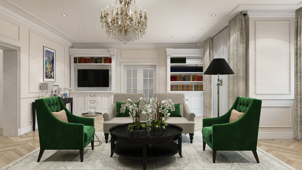 Фото из портфолио Гостиная – фотографии дизайна интерьеров на INMYROOM