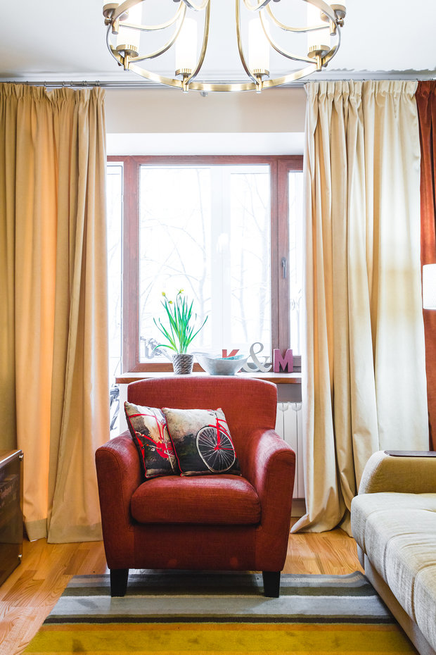 Фотография: Гостиная в стиле Современный, Классический, Квартира, Проект недели, Jazzberry – фото на INMYROOM