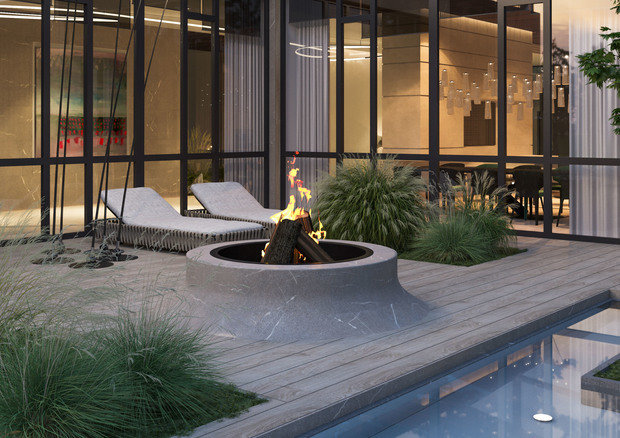 Фотография: Терраса в стиле Современный, Дом, Проект дня, Московская область, Шамсудин Керимов, Эксклюзивные проекты, Никольская слобода – фото на INMYROOM