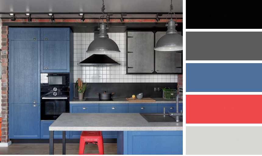 Фотография: Кухня и столовая в стиле Лофт, Гид, цветовые схемы для интерьера, Елена Маркина, энциклопедия_интерьер, Катя Чистова, Artpartner, Анна Добровольская, Айгуль Султанова – фото на INMYROOM