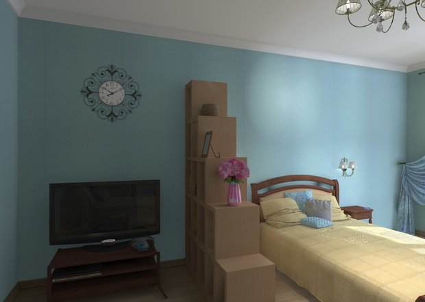 Фото из портфолио Дизайн-проект квартиры в г. Железнодорожный мкр. Центр-2 – фотографии дизайна интерьеров на INMYROOM