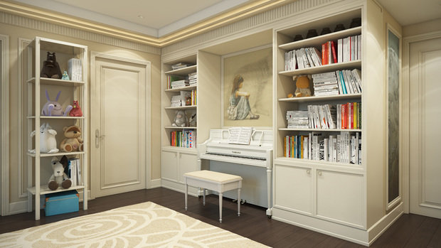 Фото из портфолио Интерьер игровой в стиле ар-деко, арт деко – фотографии дизайна интерьеров на INMYROOM