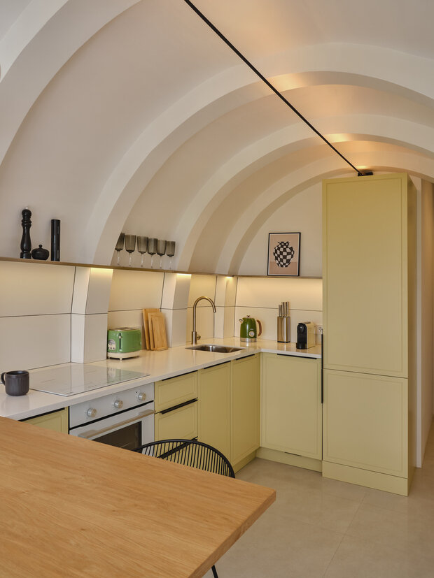 Фотография: Кухня и столовая в стиле Современный, Квартира, Проект дня, Особняк, Москва, Кирпичный дом, 3 комнаты, 60-90 метров, Дарья Шатилова – фото на INMYROOM