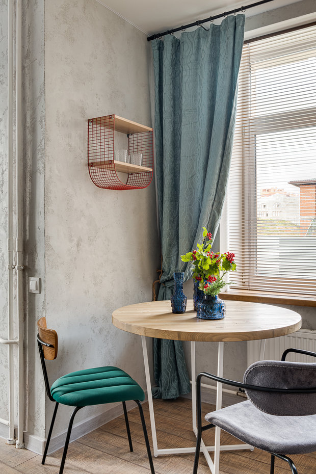 Фотография: Кухня и столовая в стиле Лофт, Малогабаритная квартира, Квартира, Студия, Проект дня, Красногорск, до 40 метров, Элина Богомолова – фото на INMYROOM