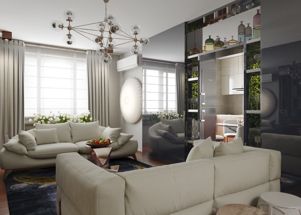 Фото из портфолио Квартира 110 м2 г. Москва – фотографии дизайна интерьеров на INMYROOM