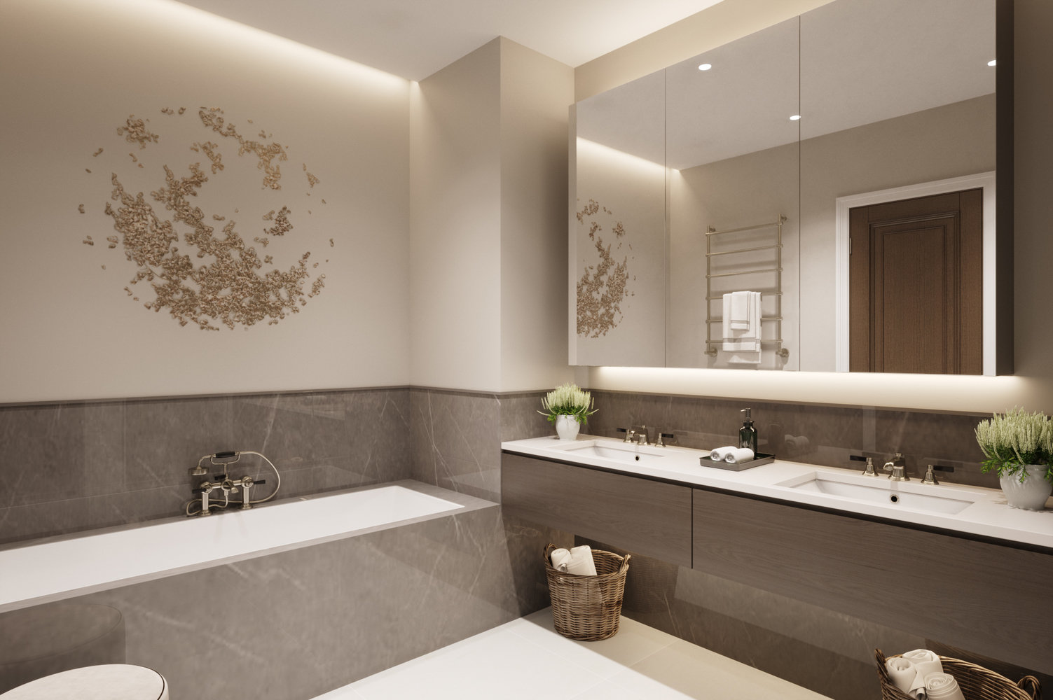 Фотография: Ванная в стиле Современный, Квартира, Проект недели, Москва, 2 комнаты, 60-90 метров, Монолитно-кирпичный, Анастасия Павлова – фото на INMYROOM Фотография: Ванная в стиле Современный, Квартира, Проект недели, Москва, 2 комнаты, 60-90 метров, Монолитно-кирпичный, Анастасия Павлова – фото на INMYROOM