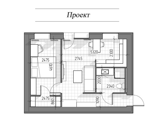 Фото из портфолио Перепланировка Хрущёвки  – фотографии дизайна интерьеров на INMYROOM