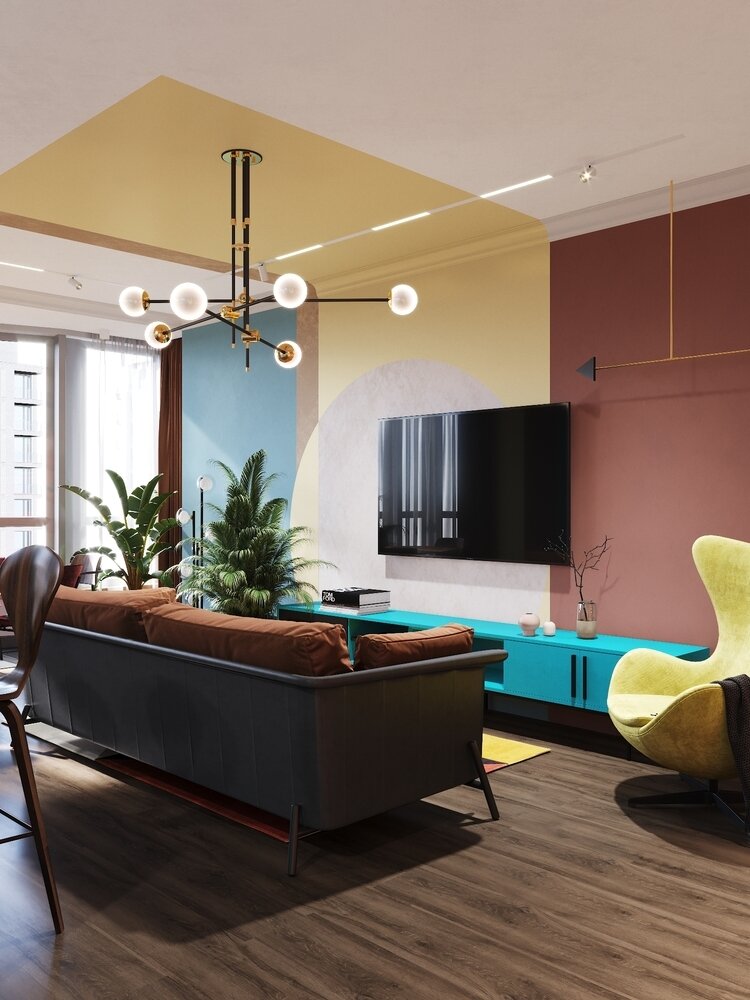 Фотография: Гостиная в стиле Современный, Квартира, Проект недели, Санкт-Петербург, 4 и больше, Более 90 метров, Монолитно-кирпичный, VizDiz, Илона Ореховская – фото на INMYROOM Фотография: Гостиная в стиле Современный, Квартира, Проект недели, Санкт-Петербург, 4 и больше, Более 90 метров, Монолитно-кирпичный, VizDiz, Илона Ореховская – фото на INMYROOM