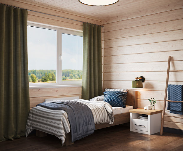 Фото из портфолио Утро в сосновом лесу | Коттеджный поселок Заповедник – фотографии дизайна интерьеров на INMYROOM