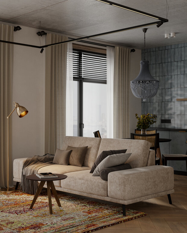 Фотография: Гостиная в стиле Современный, Эклектика, Винтажный, Проект дня – фото на INMYROOM