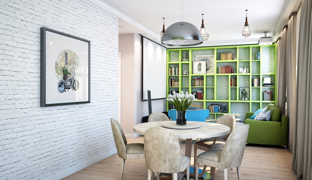 Фото из портфолио Дизайн гостиной Опалиха О2 – фотографии дизайна интерьеров на INMYROOM