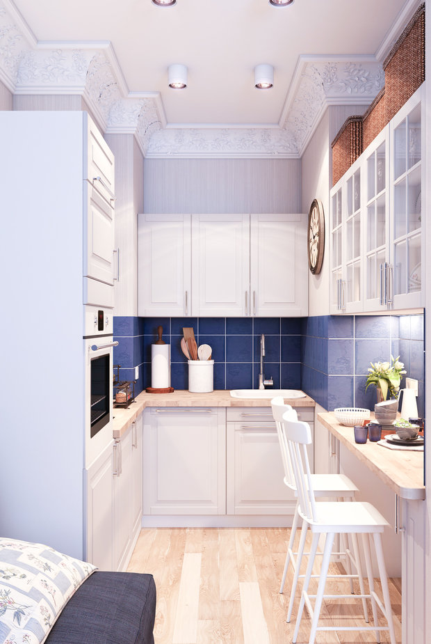 Фото из портфолио Deep blue – фотографии дизайна интерьеров на INMYROOM