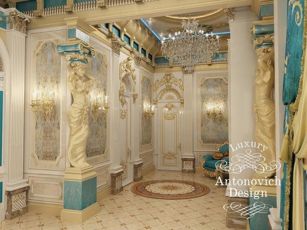 Фото из портфолио Дизайн рабочего кабинета. Елена Антонович и ее роскошная классика – фотографии дизайна интерьеров на InMyRoom.ru