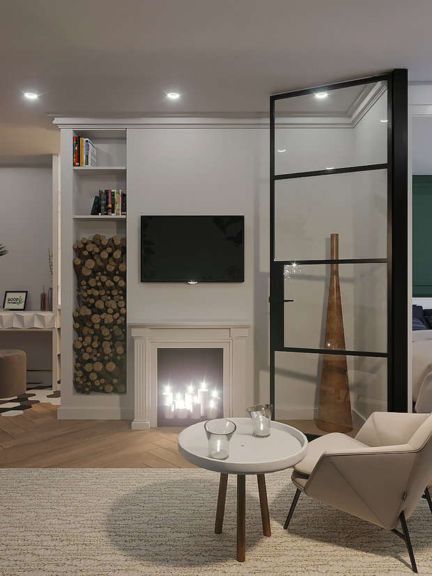 Фото из портфолио Дизайн квартиры Idel Tower – фотографии дизайна интерьеров на INMYROOM