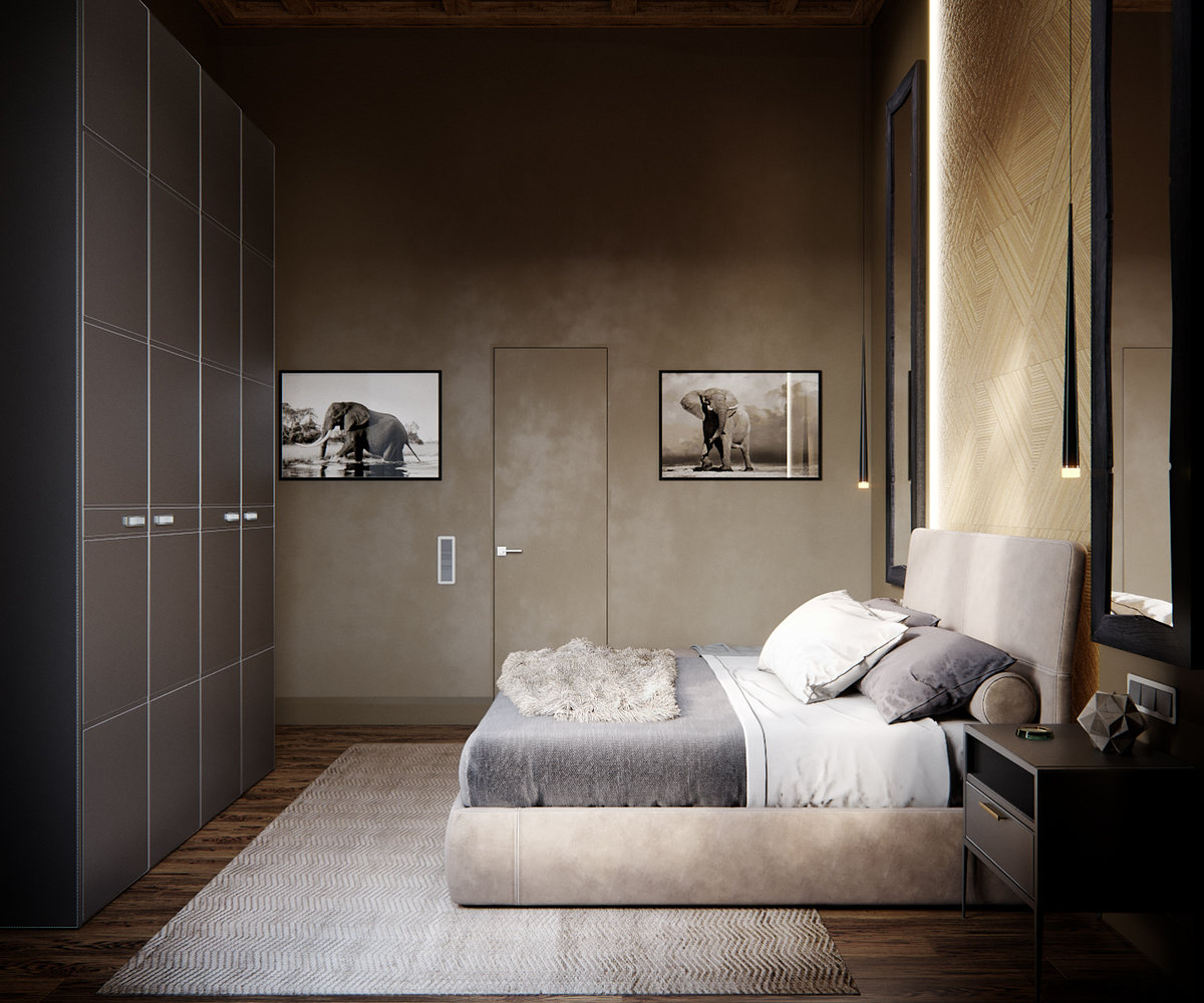 Фотография: Спальня в стиле Современный, Квартира, Проект недели, Москва, Диана Мальцева, Монолитный дом, 2 комнаты, 60-90 метров, ЖК «Лица» – фото на INMYROOM Фотография: Спальня в стиле Современный, Квартира, Проект недели, Москва, Диана Мальцева, Монолитный дом, 2 комнаты, 60-90 метров, ЖК «Лица» – фото на INMYROOM